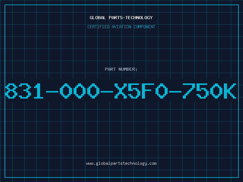 Aviation Part 831-000-X5F0-750K