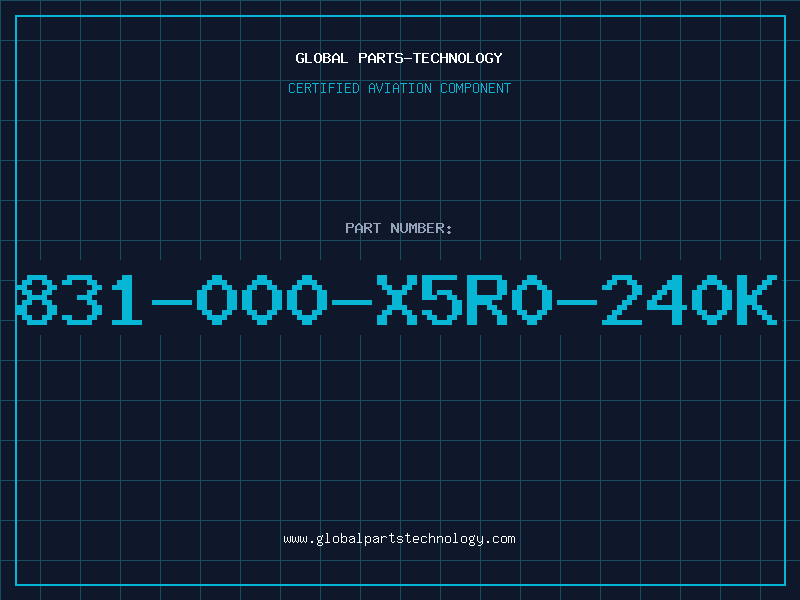 Aviation Part 831-000-X5R0-240K