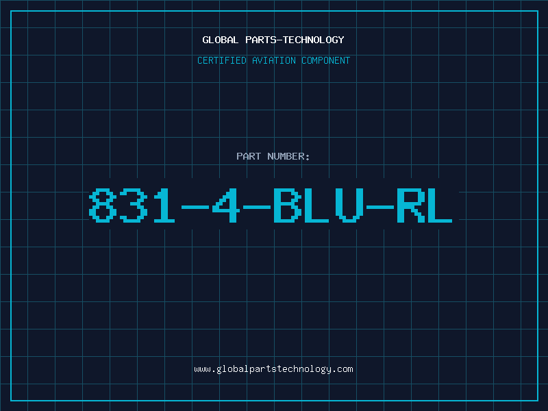 Aviation Part 831-4-BLU-RL