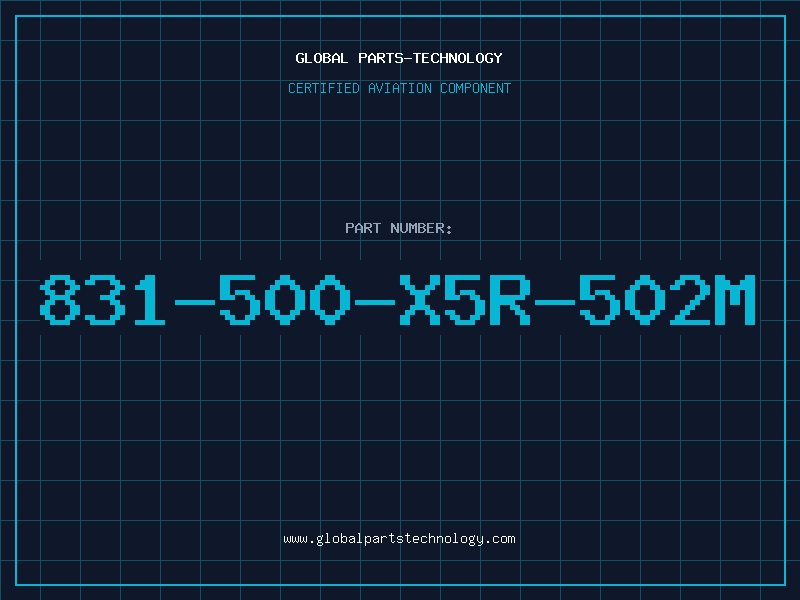 Aviation Part 831-500-X5R-502M