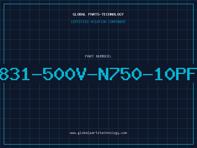 Aviation Part 831-500V-N750-10pf