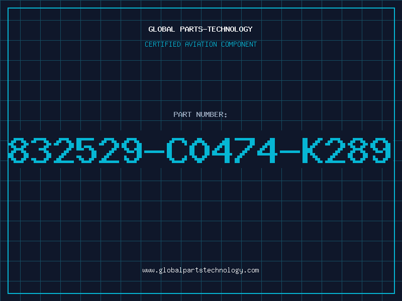 Aviation Part 832529-C0474-K289