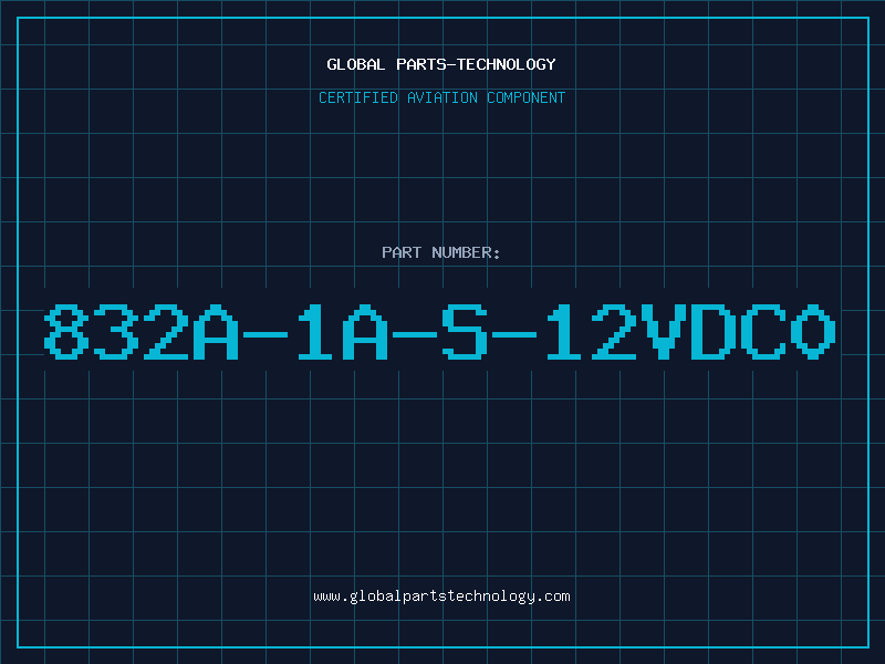 Aviation Part 832A-1A-S-12VDC0