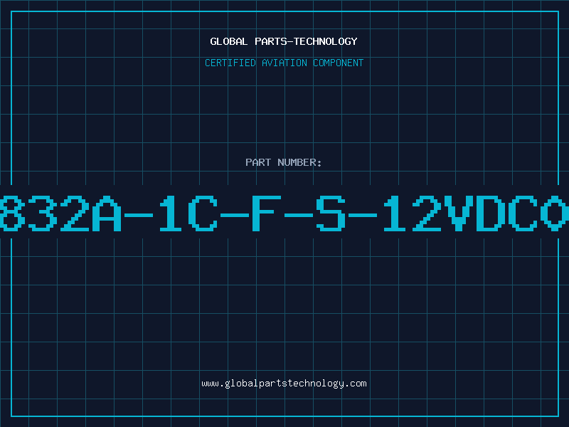 Aviation Part 832A-1C-F-S-12VDC0
