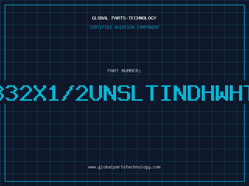 Aviation Part 832X1/2UNSLTINDHWHT