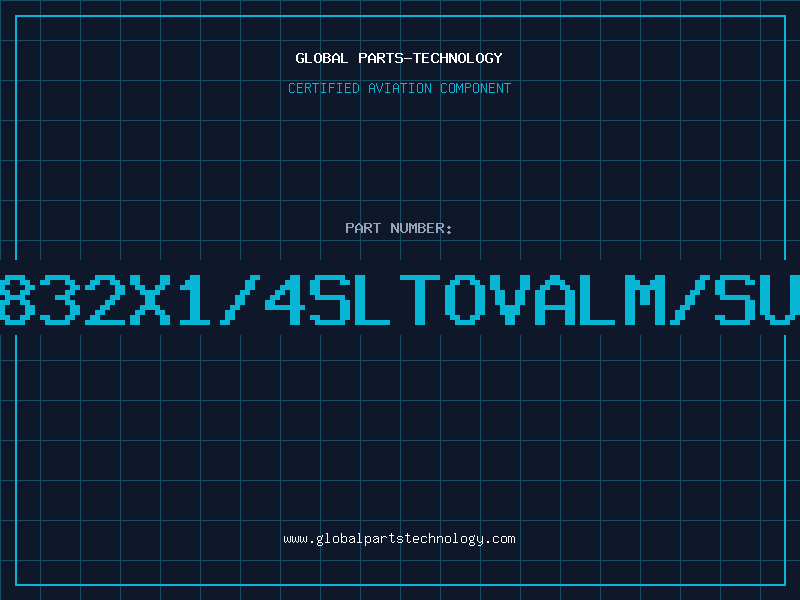 Aviation Part 832X1/4SLTOVALM/SU