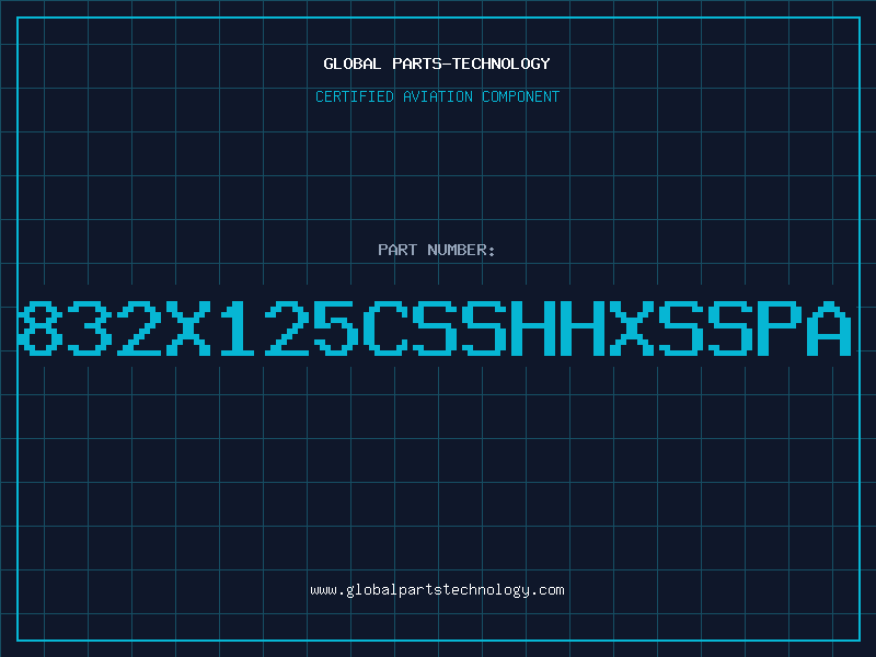 Aviation Part 832X125CSSHHXSSPA