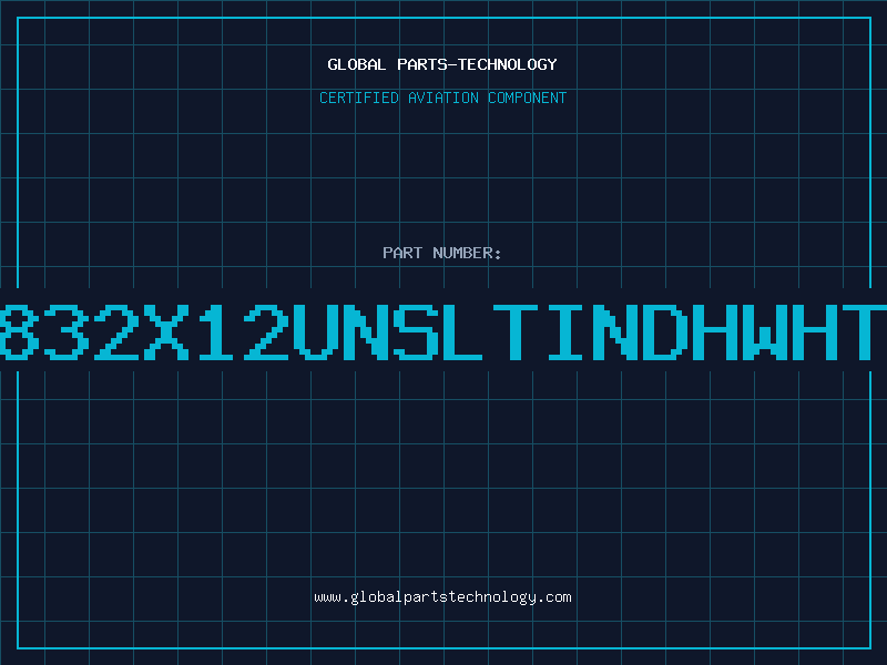 Aviation Part 832X12UNSLTINDHWHT