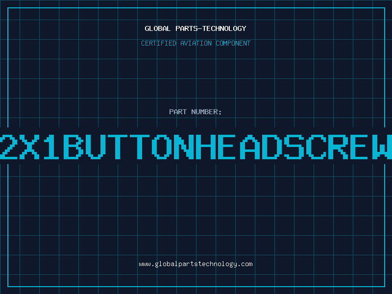 Aviation Part 832X1BUTTONHEADSCREWSS