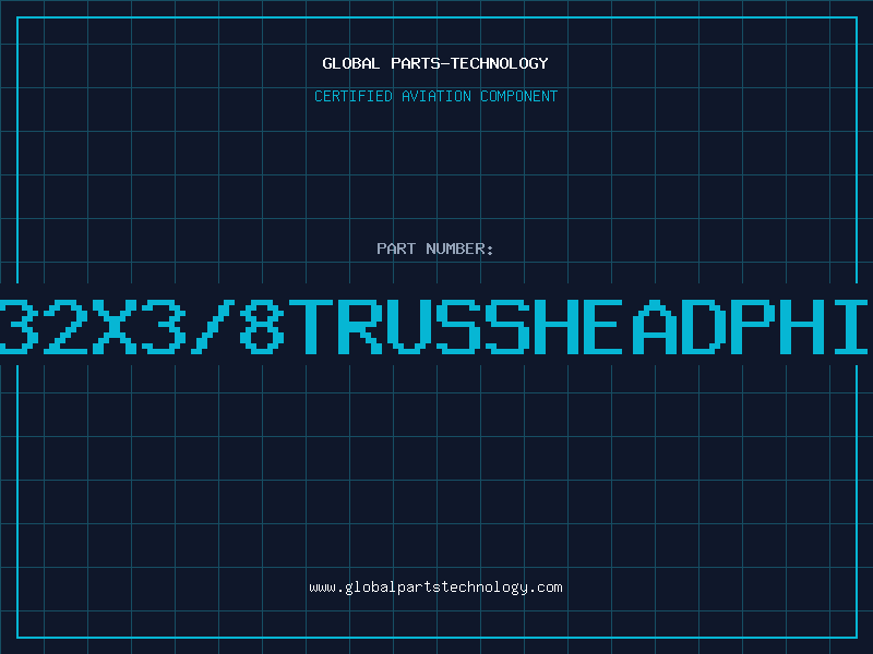 Aviation Part 832X3/8TRUSSHEADPHIL