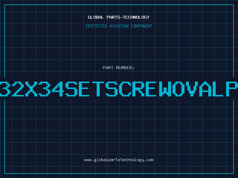 Aviation Part 832X34SETSCREWOVALPT