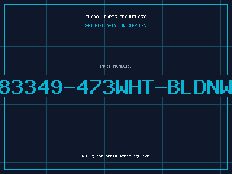 Aviation Part 83349-473WHT-BLDNW