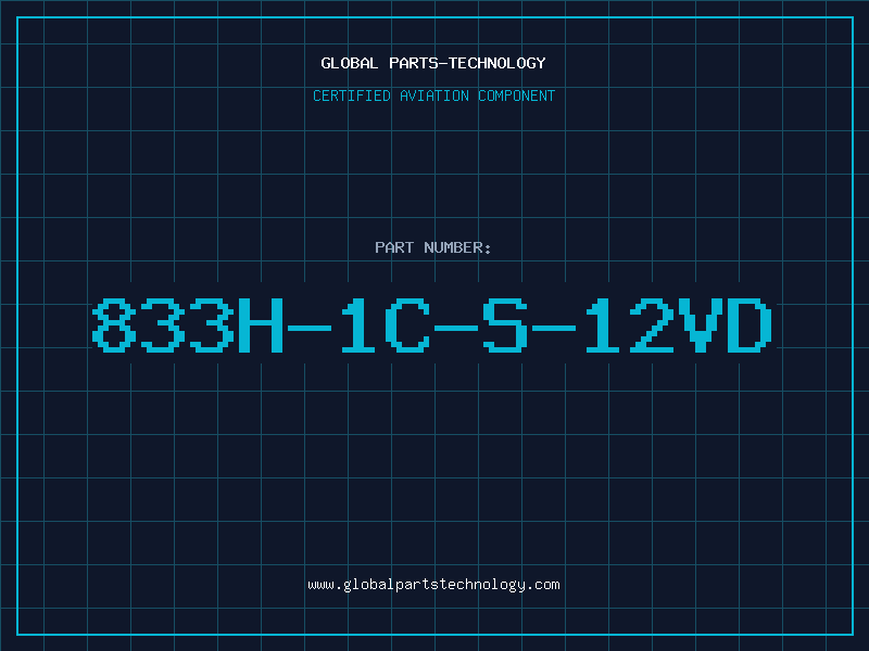 Aviation Part 833H-1C-S-12VD