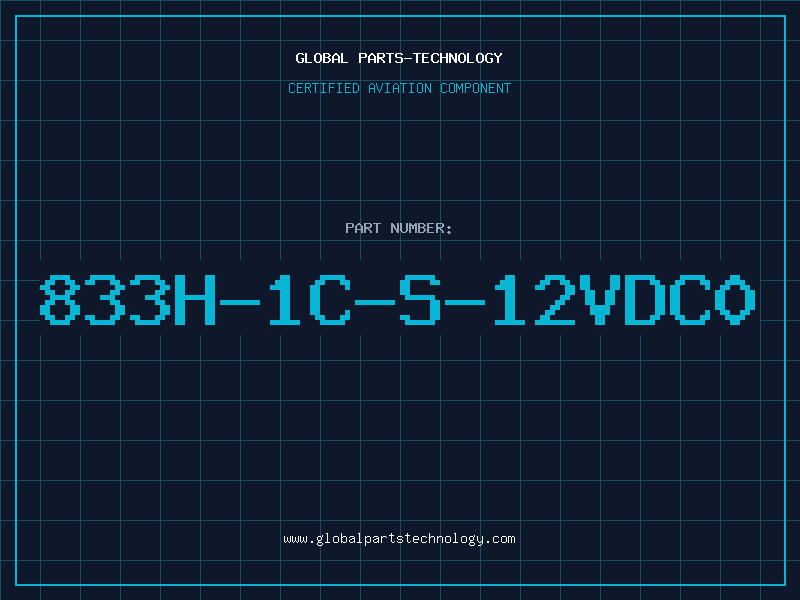 Aviation Part 833H-1C-S-12VDC0