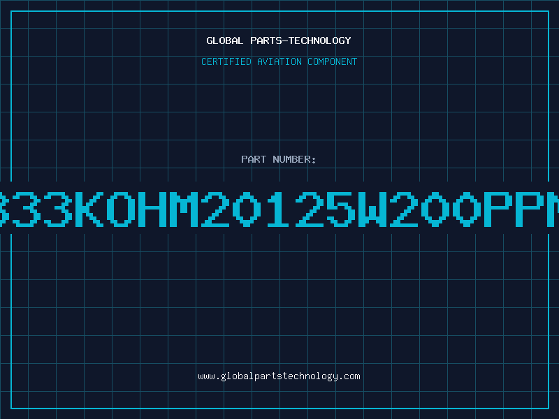 Aviation Part 833KOhm20125W200ppm