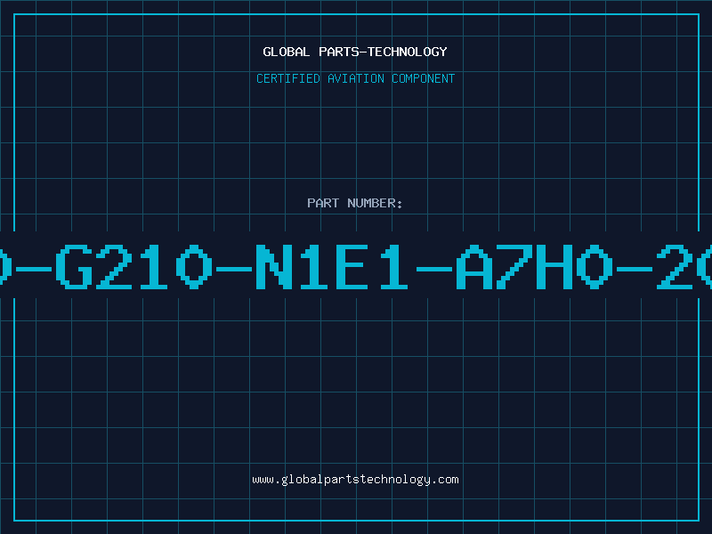 Aviation Part 8340-G210-N1E1-A7H0-20AMP