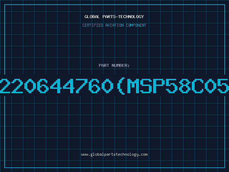 Aviation Part 83405220644760MSP58C052BPJM