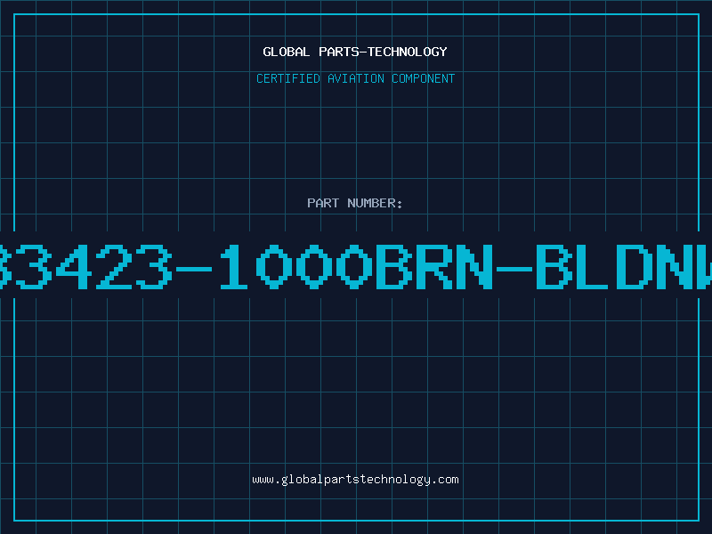 Aviation Part 83423-1000BRN-BLDNW
