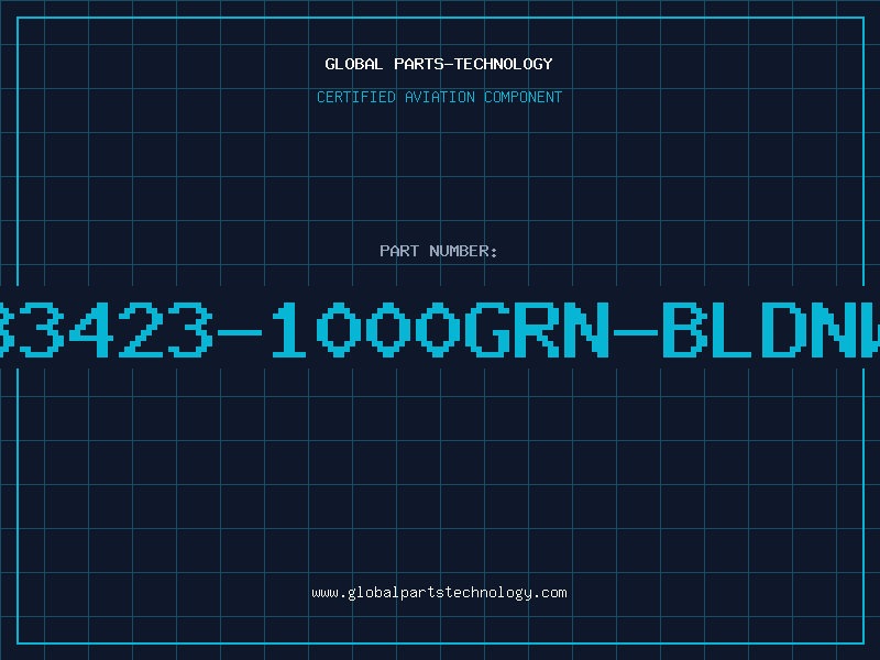 Aviation Part 83423-1000GRN-BLDNW