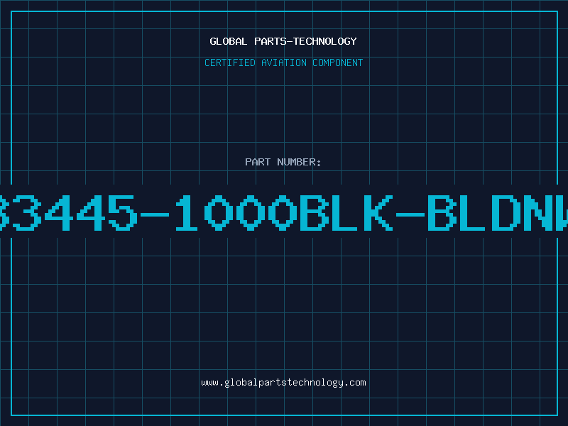 Aviation Part 83445-1000BLK-BLDNW