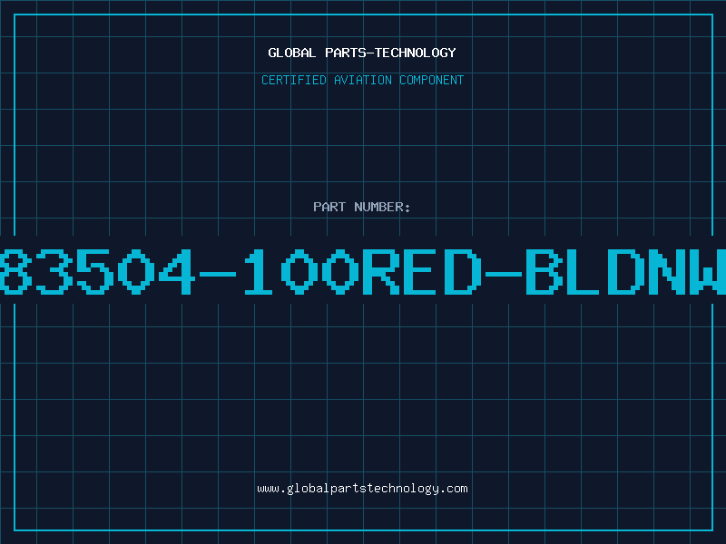 Aviation Part 83504-100RED-BLDNW