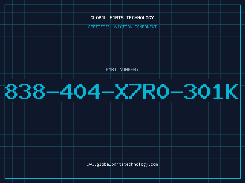 Aviation Part 838-404-X7R0-301K
