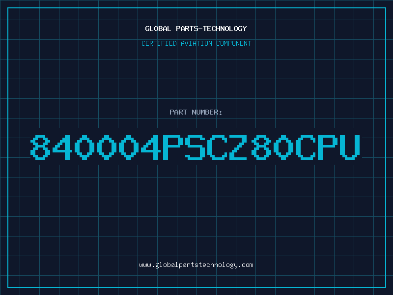 Aviation Part 840004PSCZ80CPU