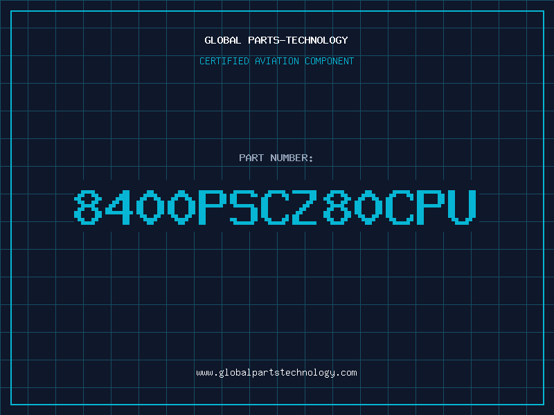 Aviation Part 8400PSCZ80CPU