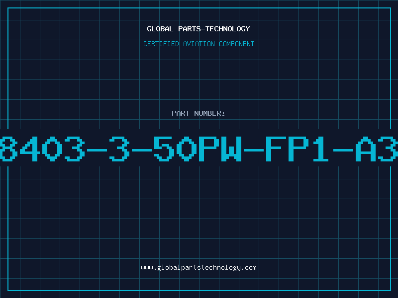 Aviation Part 8403-3-50PW-FP1-A3
