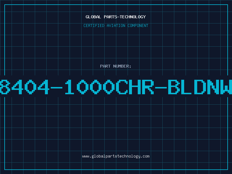 Aviation Part 8404-1000CHR-BLDNW
