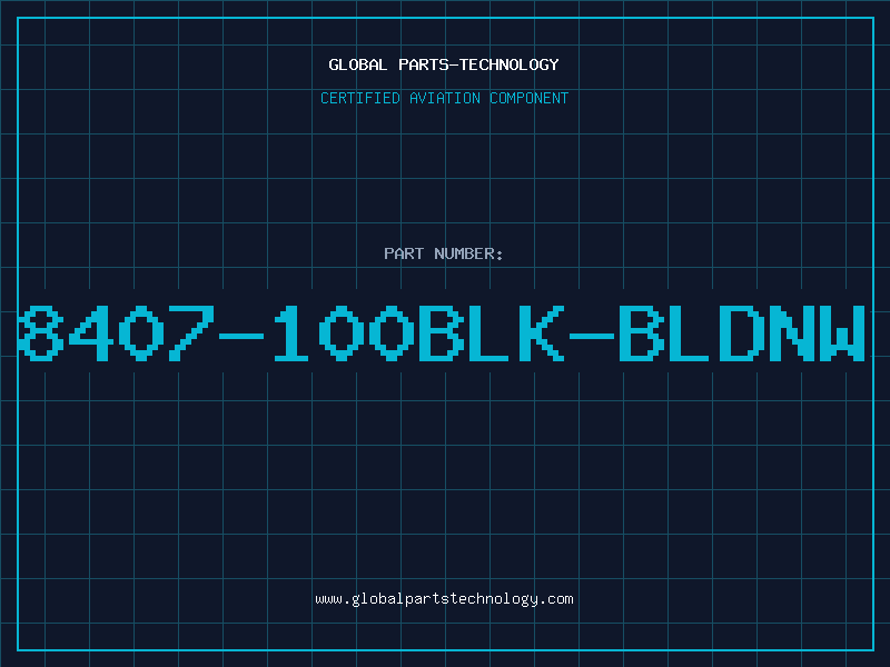 Aviation Part 8407-100BLK-BLDNW