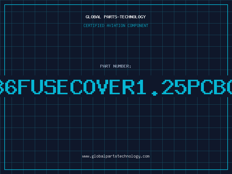 Aviation Part 840836FUSECOVER1.25PCBCLEAR
