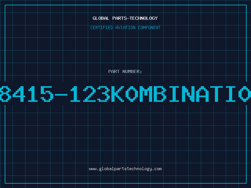 Aviation Part 8415-123K0MBINATI0