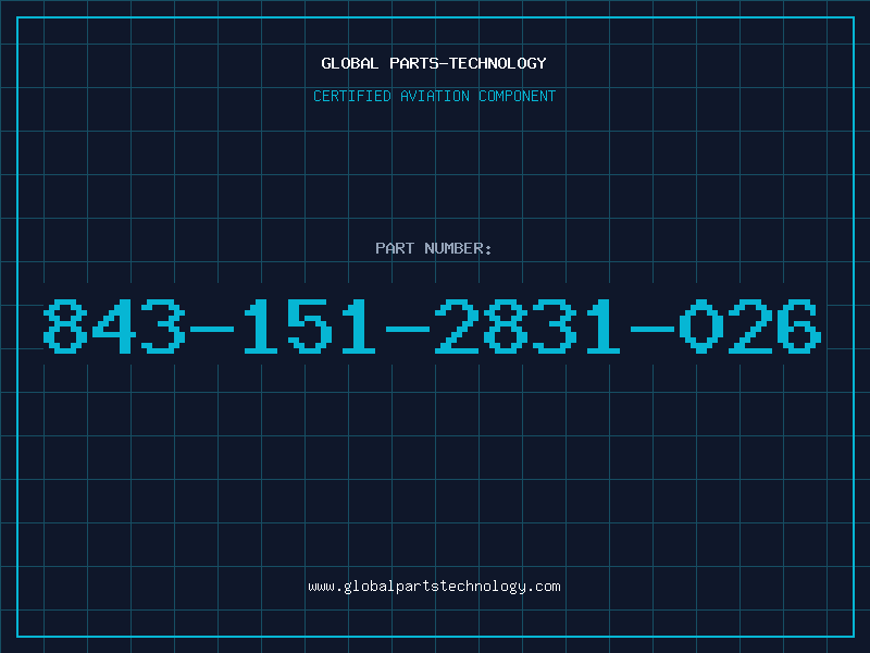 Aviation Part 843-151-2831-026