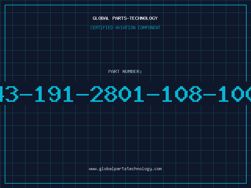 Aviation Part 843-191-2801-108-100M