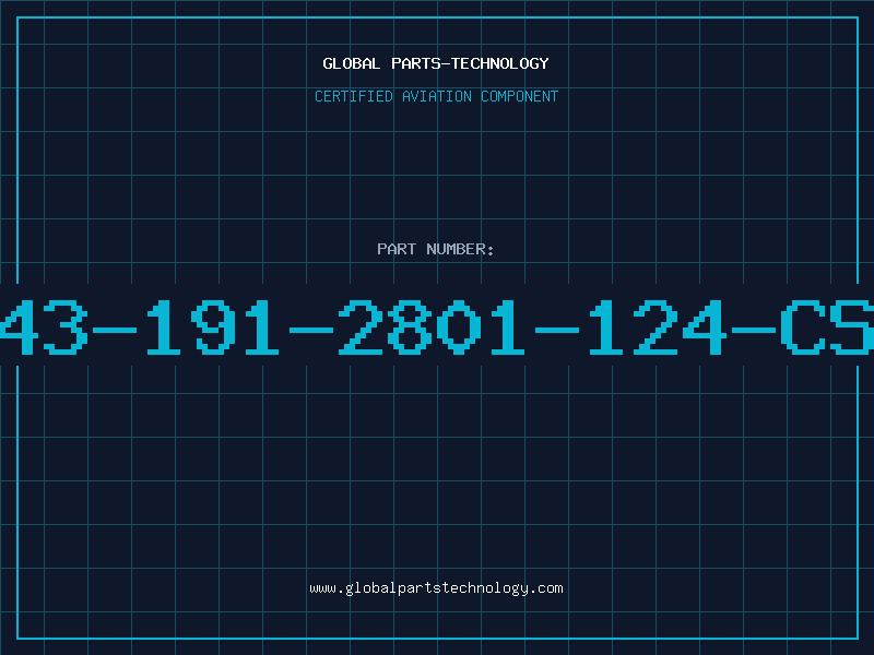 Aviation Part 843-191-2801-124-CSA