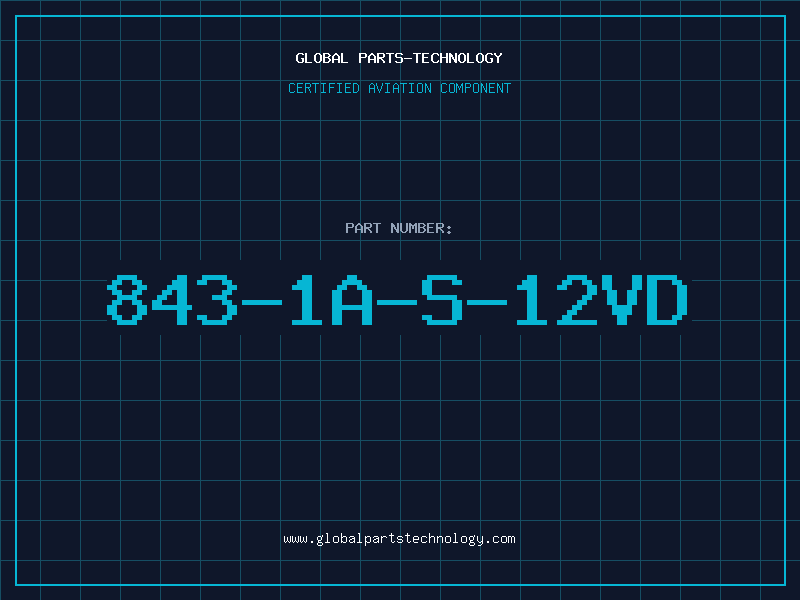 Aviation Part 843-1A-S-12VD