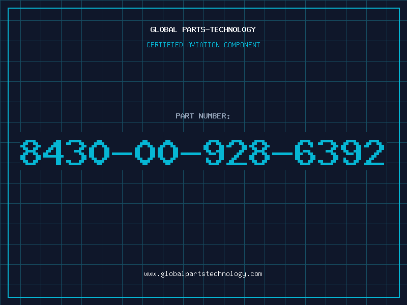 Aviation Part 8430-00-928-6392