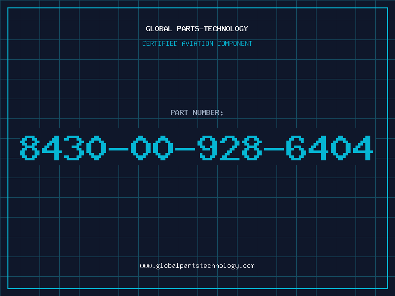 Aviation Part 8430-00-928-6404