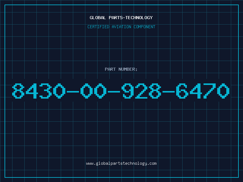 Aviation Part 8430-00-928-6470
