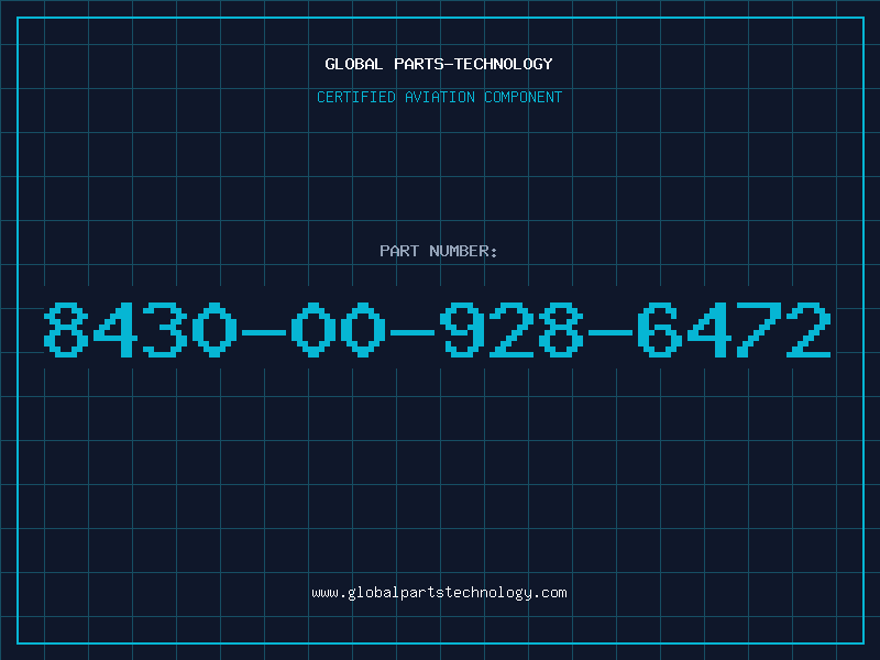 Aviation Part 8430-00-928-6472