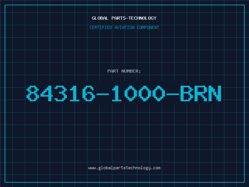 Aviation Part 84316-1000-BRN