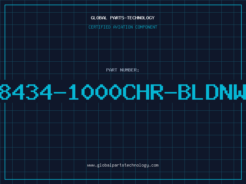 Aviation Part 8434-1000CHR-BLDNW