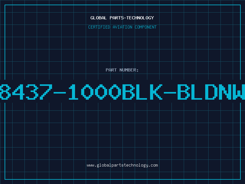 Aviation Part 8437-1000BLK-BLDNW