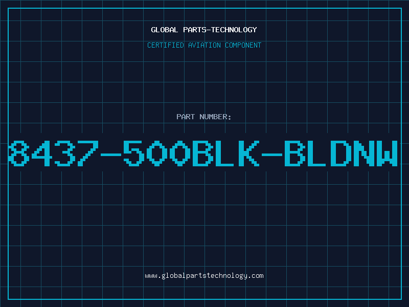 Aviation Part 8437-500BLK-BLDNW