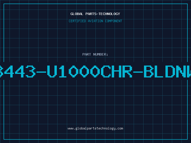 Aviation Part 8443-U1000CHR-BLDNW