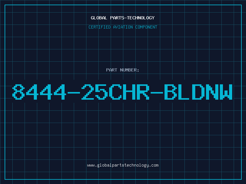 Aviation Part 8444-25CHR-BLDNW