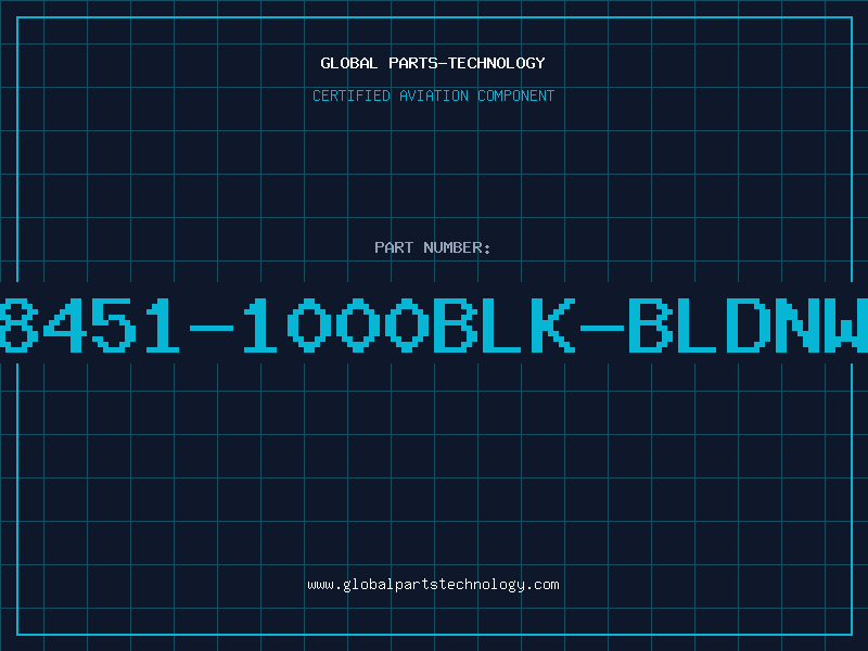 Aviation Part 8451-1000BLK-BLDNW