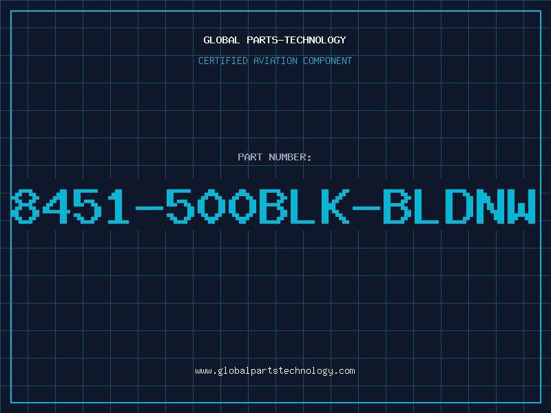 Aviation Part 8451-500BLK-BLDNW