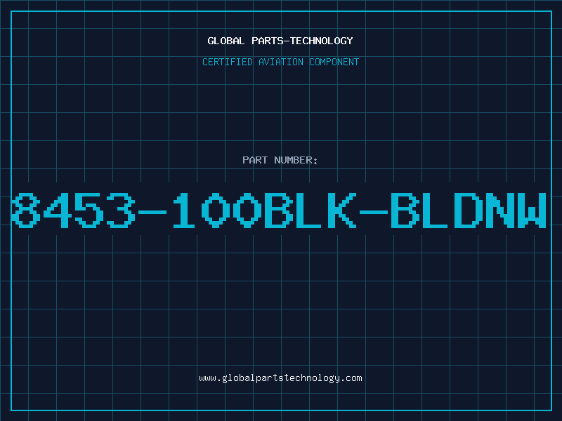 Aviation Part 8453-100BLK-BLDNW